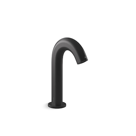 Kohler Oblo Touchless Bathroom Sink Faucet With Kinesis Sensor Technology, Ac-Powered In Matte Black 103B76-SANA-BL